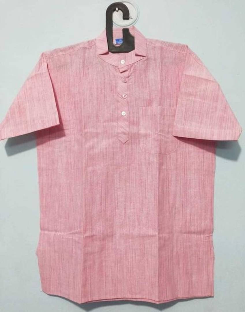 Elegant Cotton Short Length Kurta For Men